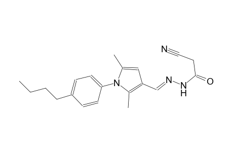 N'-{(E)-[1-(4-butylphenyl)-2,5-dimethyl-1H-pyrrol-3-yl]methylidene}-2-cyanoacetohydrazide