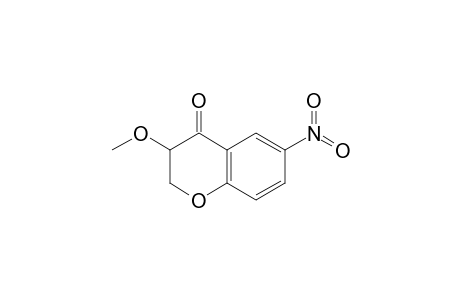 3-Methoxy-6-nitro-2,3-dihydrochromen-4-one