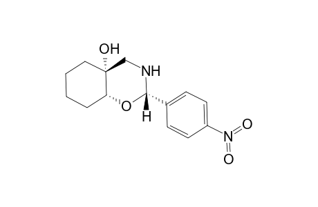 (2S,4aR,8aR)-2-(4-nitrophenyl)-2,3,4,5,6,7,8,8a-octahydrobenzo[e][1,3]oxazin-4a-ol