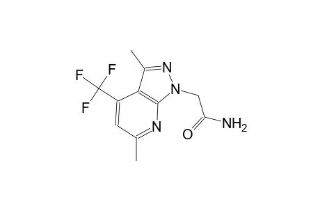 2-[3,6-dimethyl-4-(trifluoromethyl)-1H-pyrazolo[3,4-b]pyridin-1-yl]acetamide