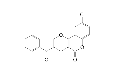 3-BENZOYL-9-CHLORO-3,4-DIHYDRO-2H,5H-1-BENZOPYRANO-[4,3-B]-PYRAN-5-ONE