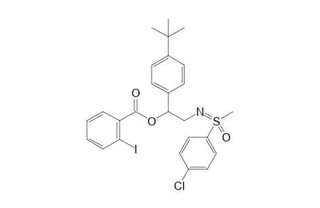 2-(S-Methyl-S-4-chlorophenyl)sulfoximidoyl-1-(4-tert-butylphenyl)ethyl 2-iodobenzoate