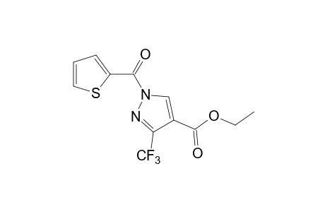 1-(2-thenoyl)-3-(trifluoromethyl)pyrazole-4-carboxylic acid, ethyl ester