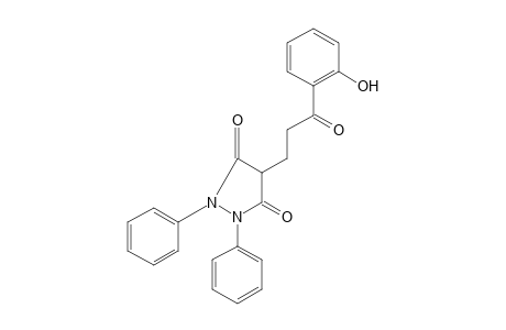 1,2-diphenyl-4-(2-salicyloylethyl)-3,5-pyrazolidinedione