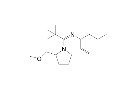 1-(t-Butyl)-3-propyl-1-[2'-(methoxymethyl)pyrrolidino]-2-aza-1,4-pentadiene