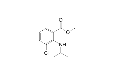 methyl 3-chloro-2-(propan-2-ylamino)benzoate