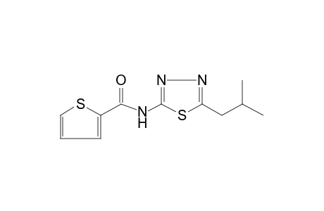 N-(5-isobutyl-1,3,4-thiadiazol-2-yl)-2-thiophenecarboxamide