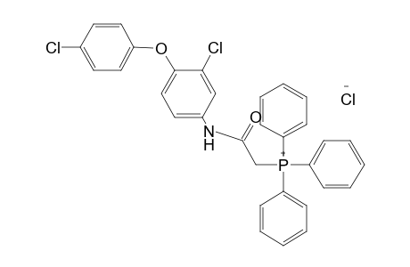 {{[3-chloro-4-(p-chlorophenoxy)phenyl]carbamoyl}methyl}triphenylphosphonium chloride