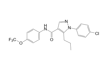 1-(p-CHLOROPHENYL)-5-PROPYL-alpha,alpha,alpha-TRIFLUOROPYRAZOLE-4-CARBOX-p-ANISIDIDE