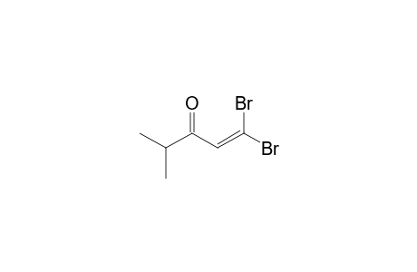 1,1-Dibromo-4-methyl-1-penten-3-one