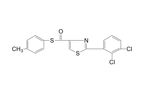 2-(2,3-dichlorophenyl)-4-thiazolecarbothioic acid, 3-p-tolyl ester