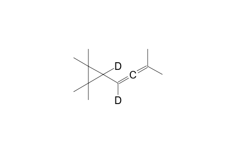 1-(1-Deuterio-3-methyl-1,2-butadienyl)-1-deuterio-2,2,3,3-tetramethylcyclopropane