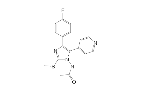 N-[4-(4-Fluorophenyl)-2-methylthio-5-(pyridin-4-yl)-1H-imidazol-1-yl]acetamide