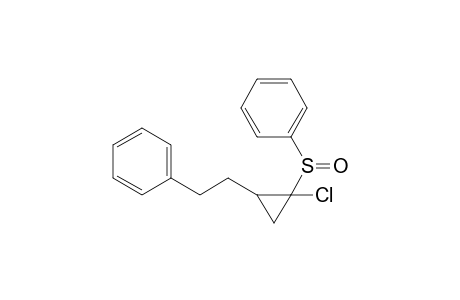 2-[2-(benzenesulfinyl)-2-chloro-cyclopropyl]ethylbenzene