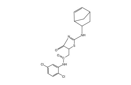 2',5'-DICHLORO-2-[(5-NORBORNEN-2-YL)AMINO]-4-OXO-2-THIAZOLINE-5-ACETANILIDE