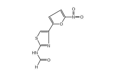 N-[4-(5-nitro-2-furyl)-2-thiazolyl]formamide