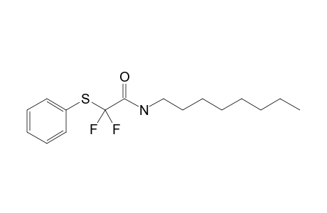 2,2-bis(fluoranyl)-N-octyl-2-phenylsulfanyl-ethanamide