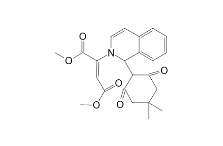 Dimethyl 2-(1-(4,4-dimethyl-2,6-dioxocyclohexyl)isoquinolin-2(1H)-yl)fumarate