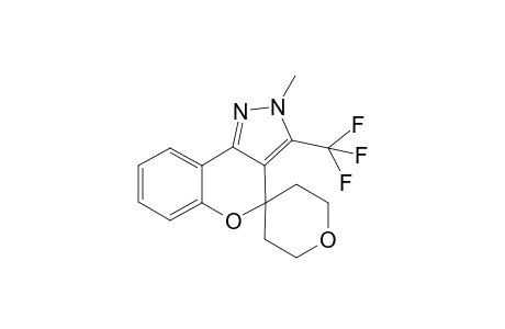 1-Methyl-3-(trifluoromethyl)-1H,4H-2',3',5',6'-tetrahydrospiro(chromen[4,3-c]pyrazole-4,4'-pyran)