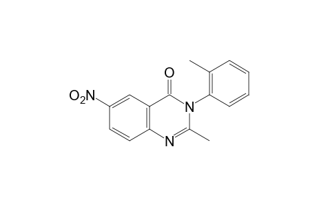 2-methyl-6-nitro-3-(o-tolyl)-4(3H)-quinazolinone