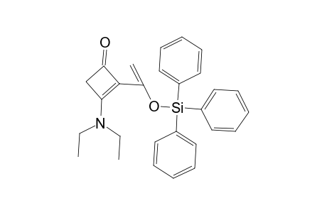 3-(Diethylamino)-2-(1-[(triphenylsilyl)oxy]vinyl)-2-cyclobuten-1-one