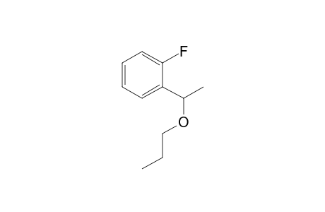 2-Fluoro-.alpha.-methylbenzyl alcohol, N-propyl ether