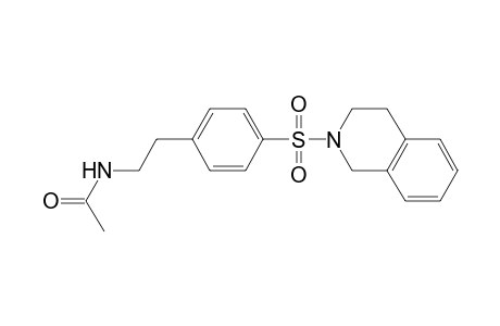 acetamide, N-[2-[4-[(3,4-dihydro-2(1H)-isoquinolinyl)sulfonyl]phenyl]ethyl]-