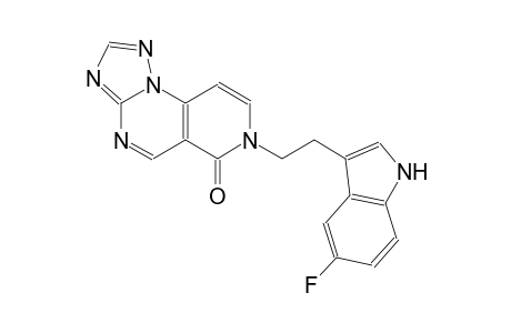 pyrido[3,4-e][1,2,4]triazolo[1,5-a]pyrimidin-6(7H)-one, 7-[2-(5-fluoro-1H-indol-3-yl)ethyl]-