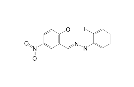 Benzaldehyde, 2-hydroxy-5-nitro-, 2-iodophenylhydrazone