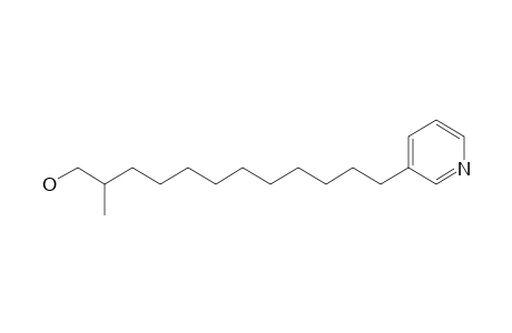 2-Methyl-12-(3-pyridyl)dodecan-1-ol