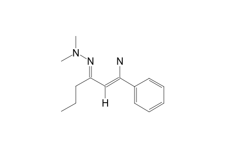 1-Amino-1-phenyl-1-hexen-3-one N,N-dimethylhydrazone