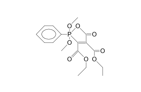 2,2-Dimethoxy-3,4-bis(ethoxycarbonyl)-2-phenyl-1,2-oxaphosphol-3-en-5-one