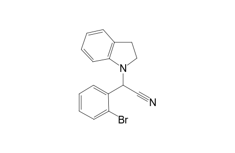 2-(2-bromophenyl)-2-(indolin-1-yl)acetonitrile