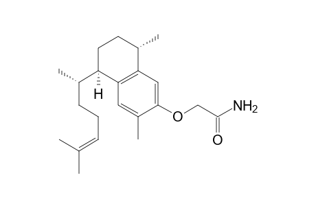 rac-2-(((5R,8S)-3,8-Dimethyl-5-((S)-6-methylhept-5-en-2-yl)-5,6,7,8-tetrahydronaphthalen-2-yl)oxy)acetamide