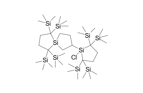 2-[1-Chloro-2,2,5,5-tetra(trimethylsilyl)-1-silacyclopentyl]-6',9'-bis(2,2,5,5-tetra(trimethylsillyl)-5-silaspiro[4.4]nonane