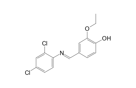 4-[N-(2,4-dichlorophenyl)formimidoyl]-2-ethoxyphenol