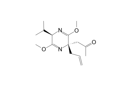 1-[(2R,5S)-3,6-dimethoxy-2-propan-2-yl-5-prop-2-enyl-2H-pyrazin-5-yl]-2-propanone