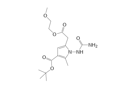 5-(2-Methoxy-ethoxycarbonylmethyl)-2-methyl-1-ureido-1H-pyrrole-3-carboxylic acid tert-butylester