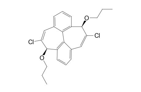 exo,exo-5,11-Dichloro-4,10-dipropoxy-4,10-dihydrodibenzo[ef,kl]heptalene