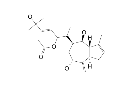 (1R,3R,3'E,5S,6R,7S,8Z)-8-METHYL-5-(2'-ACETOXY-1',5'-DIMETHYL-5'HYDROXYHEX-3'-ENYL)-2-METHYLENEBICYClO-[5.3.0]-DEC-8-ENE-3,6-DIOL