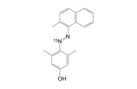 3,5-Dimethyl-4-[(2-methyl-1-naphthyl)diazenyl]phenol