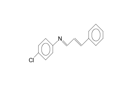 4-Chloro-N-cinnamylidene aniline