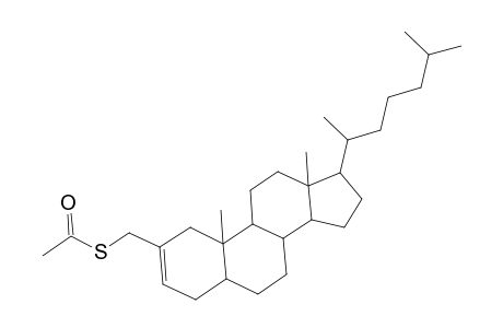 Cholest-2-ene-2-methanethiol, acetate, (5.alpha.)-