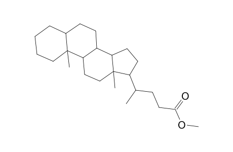 Cholan-24-oic acid, methyl ester, (5.beta.)-