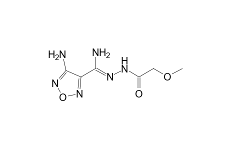 4-Amino-N'-(methoxyacetyl)-1,2,5-oxadiazole-3-carbohydrazonamide