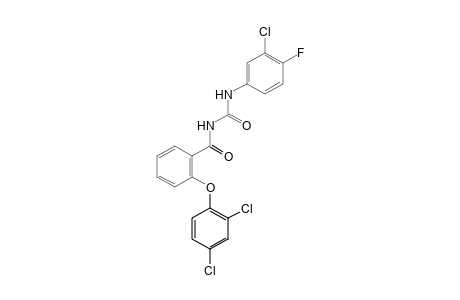 1-(3-chloro-4-fluorophenyl)-3-[o-(2,4-dichlorophenoxy)benzoyl]urea