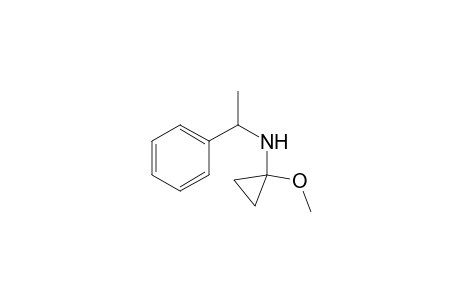 1-[(Methylbenzyl)amino]-1-methoxycyclopropane