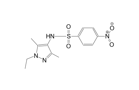 N-(1-ethyl-3,5-dimethyl-1H-pyrazol-4-yl)-4-nitrobenzenesulfonamide