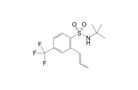 N-(tert-Butyl)-2-(prop-1-en-1-yl)-4-(trifluoromethyl)benzenesulfonamide