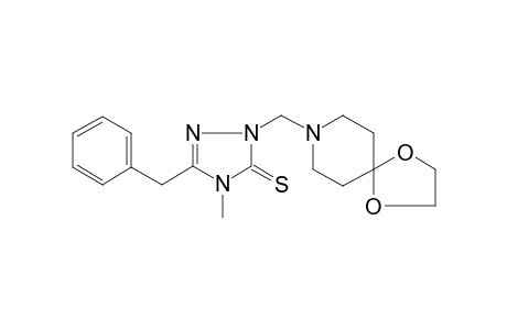 5-benzyl-2-(1,4-dioxa-8-azaspiro[4.5]dec-8-ylmethyl)-4-methyl-2,4-dihydro-3H-1,2,4-triazole-3-thione